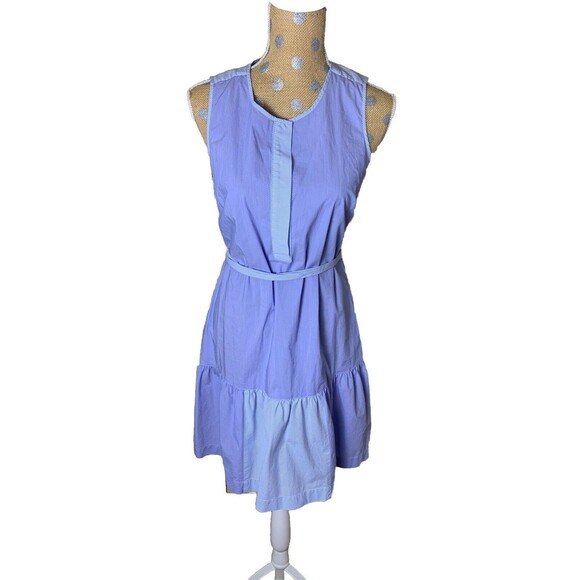 Vineyard Vines Floral Striped Pintuck Lot 2 Sleeveless Sz Small 4 Cotton Coastal - Picture 16 of 16